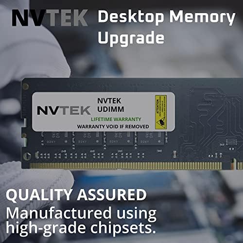NVTEK 128GB DDR4-2666 PC4-21300 Не-ECC UDIMM десктоп компјутерска меморија