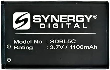 Синергија дигитален баркод за скенер батерија, компатибилна со скенерот за баркод Nokia C2-01, ултра висок капацитет, замена за батеријата