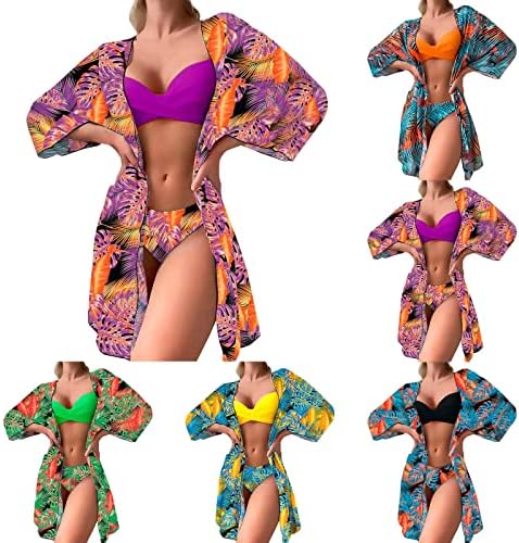 Женски костуми за капење плус шорцеви со големина жени средно mwaist бикини 2023 секси 3 парчиња бикини поставени прикриени костими за капење