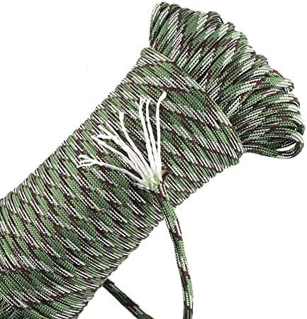 Паракорд падобрански кабелски ленти јажиња £100ft Надворешно кампување тактички паракорд