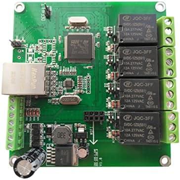 Ilame Dtwonder Smart WiFi Switch ESP32 Ethernet Relay Board DomoticZ Home Assistist OpenHab RS485 TCP UDP 4 TIMER TIMER IP IP Watchdog