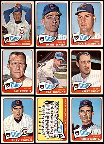 1965 година Топс Чикаго Коцки во близина на екипата постави Чикаго младенчиња VG Cubs