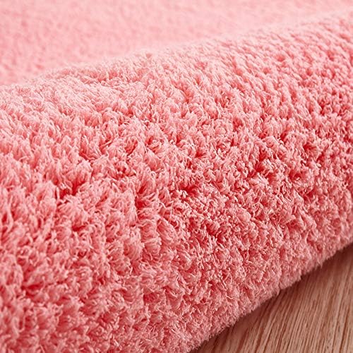 Kekon Ultra Soft Indoor Современи килими со тркалезно подрачје, меки теписи што не се лизгаат, свилен душек за дневна соба спална