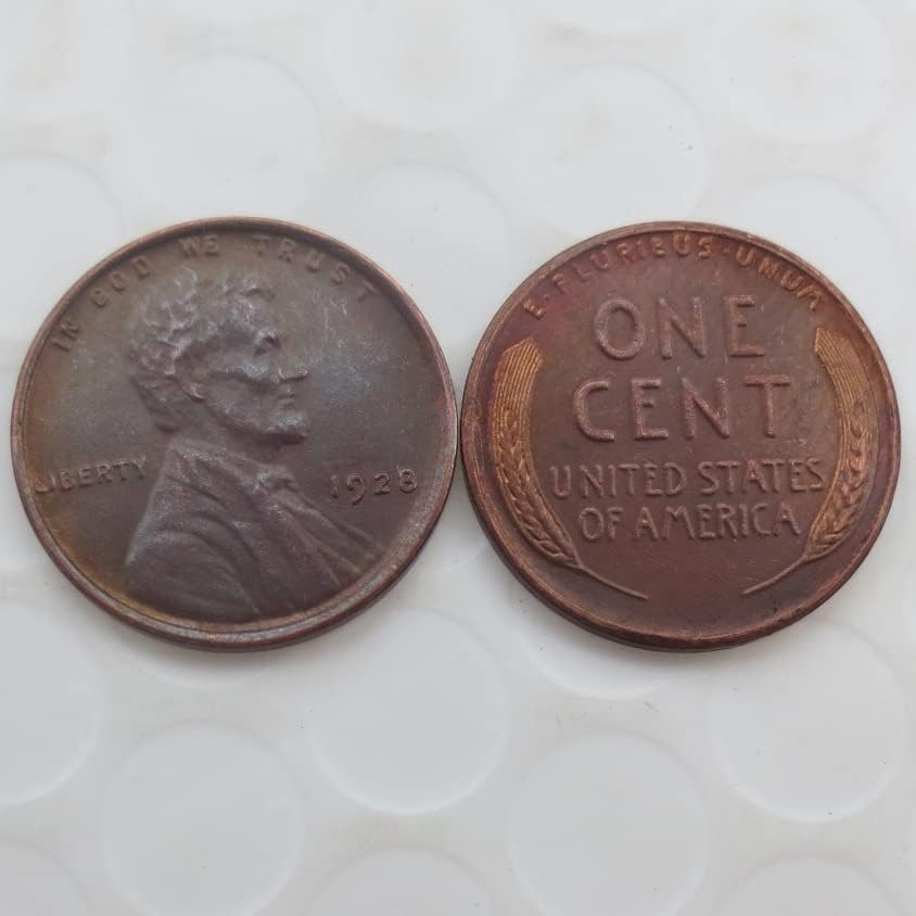 1928 Сад Линколн Цент Странски Копија Комеморативна Монета