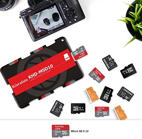 10 Носителот Слот Мемориска Картичка + Нова Мемориска Картичка Случај: Камера Мемориска Картичка Имателот Случај Мемориска Картичка