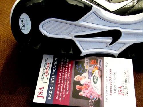 Били Вагнер 7x Ол -стар 422 заштедува Астрос Метс потпишан Auto Nike Cleat JSA Beauty - Autographed MLB Cleats
