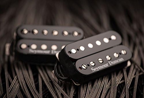 Seymour Duncan 11108-13-B Hot Hot Rodded Humbucker Совпаѓање на гитара пикап сет со вистински приемник за мелодии, комплет за нега, избор