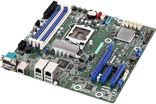 Asrock Rack E3C242D4U LGA1151/ INTEL C242/ DDR4/ SATA3 & USB3.0/ V & 2GBE/ MicroATX Сервер матична плоча