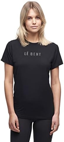 Leенско лого на Ле Бент, 160 мерино волна со кратки ракави за пешачење, планински велосипедизам, трчање и секојдневна употреба