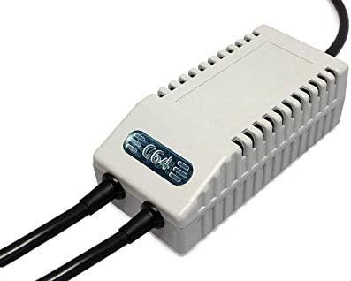 C64 FDD Dual PSU Modern Grey US - замена Commodore 64 + FDD 1541 -II напојување, американски приклучок