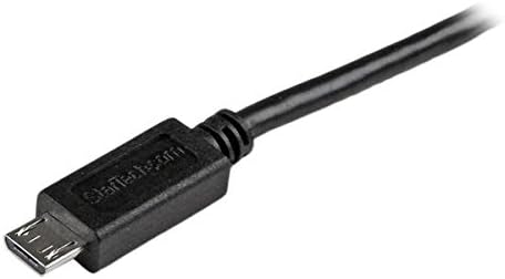 StarTech.com 3м 10 стапки Долг Микро-USB Кабел За Полнење И Синхронизација-M/M-USB ДО Микро USB Кабел за Полнење-24 AG Black