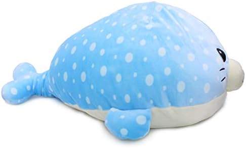 Vintoys многу мека сина заптивка голема прегратка перница перница кукла риба плишана играчка полнети животни 23,5 “