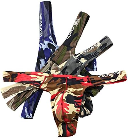 Musclemate Ultrafit Mens's Camuflage Thong Ulng Toung Dual, Hot Mans Thong G-String Undie