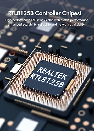 2,5 GB PCIE мрежна картичка, NICGIGA 2.5 Gigabit Ethernet Interface Adapter ， Witch Realtek RTL8125B, Wake On LAN, 2,5G NIC во