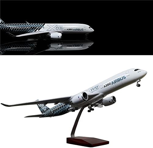 24-часовно 18 ”1: 160 скала комплет за авиони A380 модел колекција на авион со LED светло за декорација или подарок