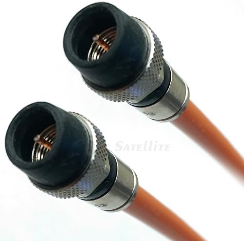 PHAT SATELTERITE INTL - Бел цврст бакар RG6 Coax Cable 18awg Core 3GHz 75 Ohm CL2 во inид употреба, одобрена HD антена DirectV, фитинзи