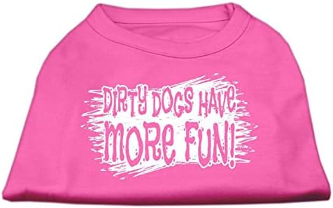 Производи за миленичиња од миленичиња валкани кучиња печати кошула светло розова xxl