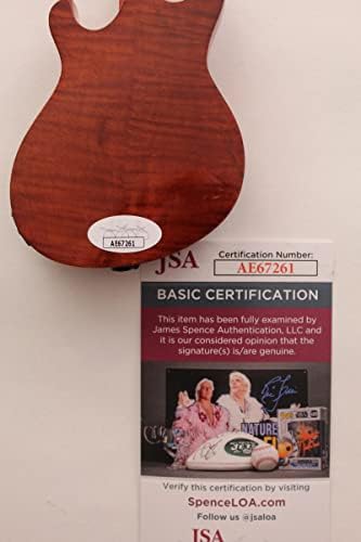 Треј Анастасио потпиша автограм мини минијатурен модел гитара w/ James James Spence Authentication JSA COA - Фронтмен на Фиш - Били Дише, untунта,