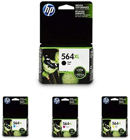 HP 564XL црно мастило со висок принос | Работи со DeskJet 3500; OfficeJet 4620; Photosmart B8550, C6300, D5400, D7560, 5510, 5520, 6510,
