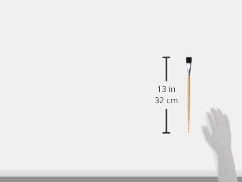 Училиште паметни четки за црна влакно со долги рачки - избрани големини - сет од 72