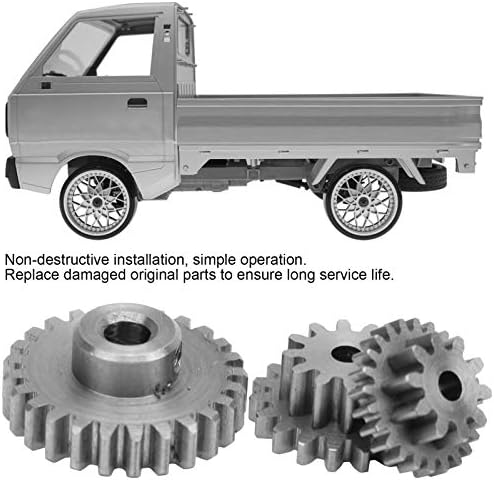 AUHX RC менувач на кутии за менувач, RC челична опрема што не е дистрибутивна стабилна и сигурен цврст и издржлив челик за RC Trucks