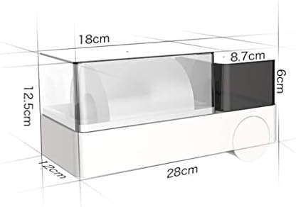 ЈИДКМ Тоалет Дома Мултифункционална Решетка За Складирање Водоотпорна Хартиена Цевка Монтирана На Ѕид, Правоаголник