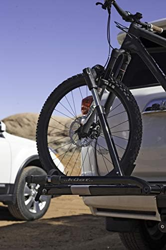 Kuat Sherpa 2.0-1.25 - решетка со 2 велосипеди - сива металик, сива метална/портокалова анодиза