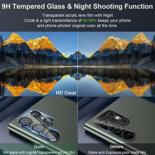 Arshek [3+3 пакет] за Samsung Galaxy S23 Ultra Screen Protector [не стакло], 3 пакувања само-лекување на филмови со TPU со 3 пакувања за