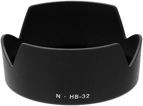 Замена на аспираторот Fotodiox за HB-32 компатибилен со Nikon Nikkor AF-S 18-70mm, 18-105mm VR, 18-135mm и 18-140mm VR f/3.5-5.6g леќи