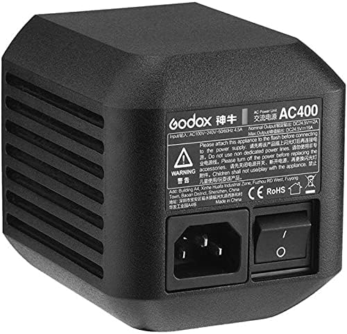 Адаптер за извор на електрична енергија Godox AC400 AC со кабел за AD400Pro