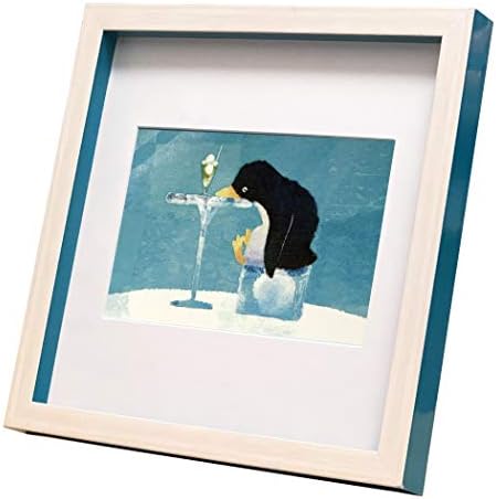 美工社 Mikosha ZnO-61838 386582 NAO Square Frame Penguin Art Panel