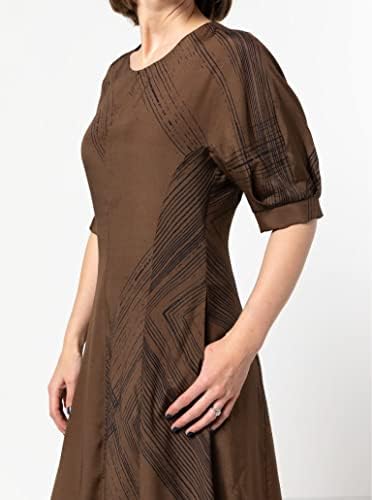 Шема за шиење на лак за стил - ткаен фустан од пенелопе