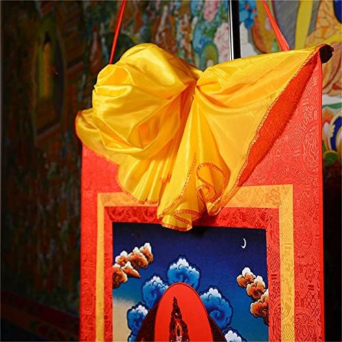 Ганданра Хајагрива, тибетанска Танга сликарска уметност, будистичка брокада на Танга, таписерија на Буда со свиток