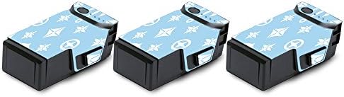 MOINYSKINS SKING CONDESTIBLE со DJI Mavic Air Drone - Baby Blue Designer | Батерија | Заштитна, издржлива и уникатна обвивка за винил