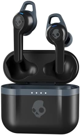SkullCandy Indy Ann Fuel True безжични уши во ушите/Активно откажување на бучава/Употреба со iPhone & Android/Bluetooth слушалки за слушалки/безжичен