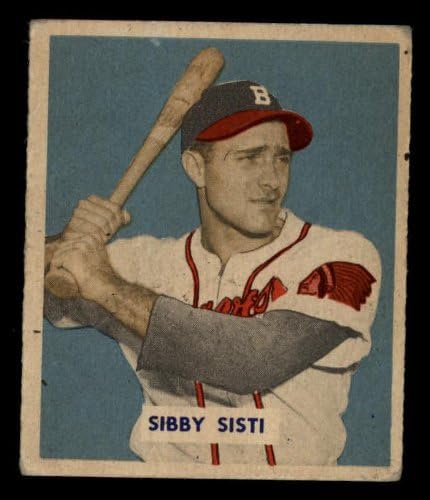 1949 Bowman 201 Sibby Sisti Boston Braves добри храбри
