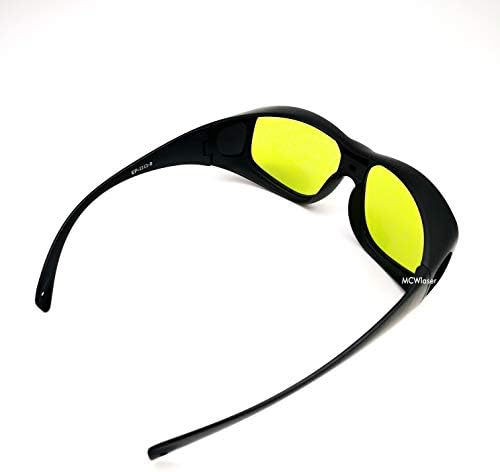 McWlaser Laser Safty Protective Glagles Glasses 190-440 & 780-900NM, 900-1100NM, 10600NM Типичен за 355NM 405NM 808NM 810NM 980NM 1064NM 1085NM