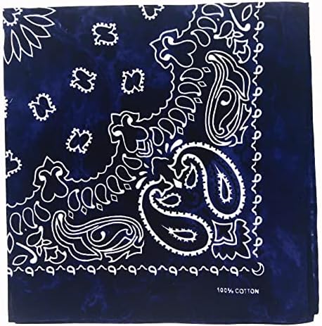 Триумфални памучни бандани/марами за мажи и жени врзани печатење во боја 12 парчиња