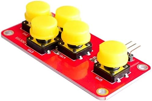 ZYM119 AD тастатура Симулира пет копче за аналогни модули за табла за проширување на таблата за проширување на сензорите