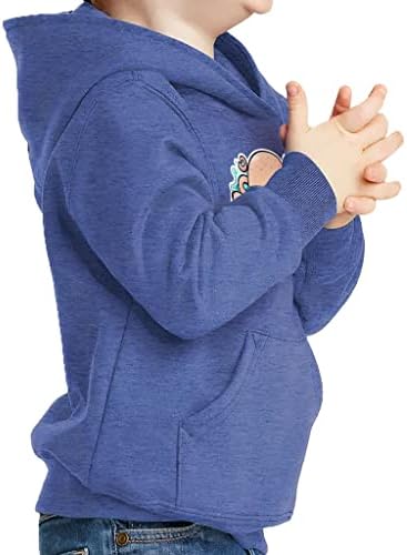 Октопод печати дете пуловер худи - уметнички сунѓер руно худи - октопод худи за деца