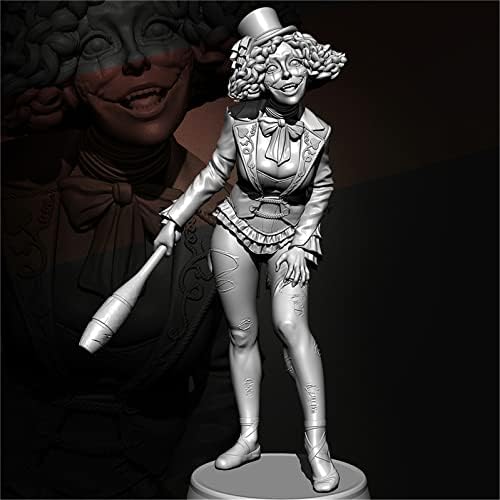 1/24 Антички кловн женски воин воин смола Модел на модели на модел на минијатурни делови на смола // 8ijg-5