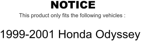 Парот на тапаните за задни сопирачки за 1999-2001 година Хонда Одисеја K8-1019144