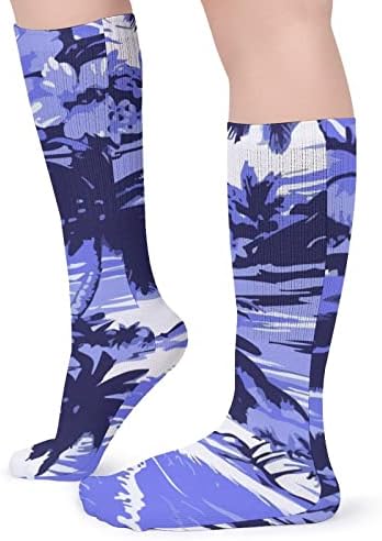 Сценски спортски чорапи на Напили Залив, топли цевки чорапи високи чорапи за жени мажи кои работат обична забава