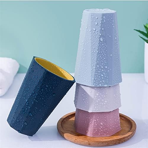 Genigw 4 пакувања на нордиски чаши за миење на устата за ветерници дома четкање чаша заби цилиндар симпатична костум двојка четка