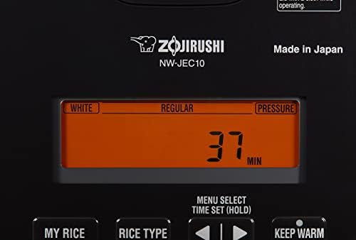 Zojirushi NW-JEC10BA Индукција Притисок Греење Ориз Шпорет &засилувач; Потопло, 5.5-Чаша, Направени Во Јапонија