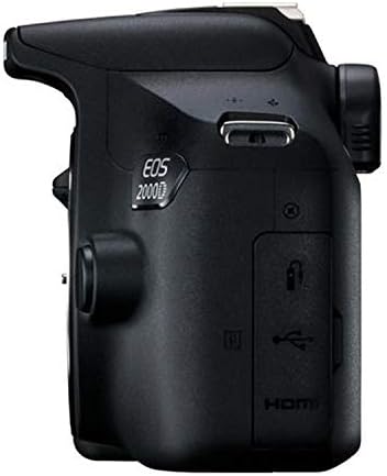 Canon EOS 2000d Dslr Камера w/EF-S 18-55mm F/3.5-5.6 Објектив за Зумирање + 128gb Меморија + Случај + Статив + Филтри