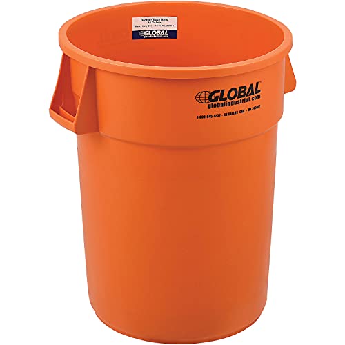 Глобална Индустриска Пластична Корпа За Отпадоци Од 44 Литри, Светло Портокалова