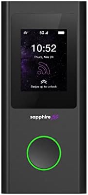 TravelWiFi Sapphire 5g Мобилни Жариште, Преносни WiFi Жариште За Патување, Cloudsim Технологија, Голем Екран На Допир, Мониторинг