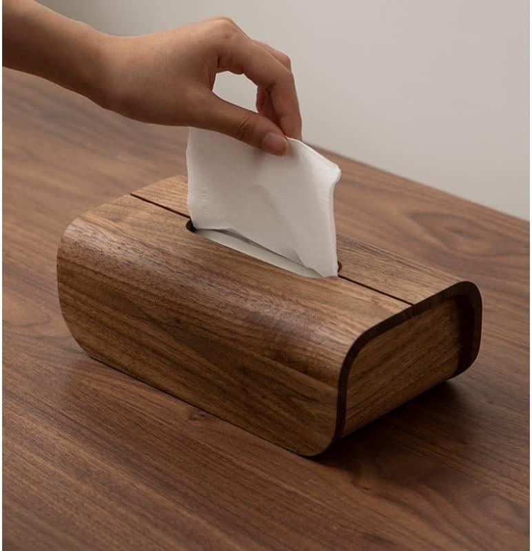 Дрвена Кутија ЗА Ткиво Што Може Да Се Извлече Тип Хартиена Крпа Држачи За Салфетки За Домашна Работна Површина Кутии За Салфетки За