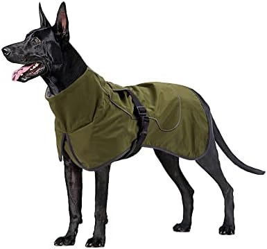 Кучен палто водоотпорен куче мантил од ладно време рефлексивна јакна со меко руно поставено топло палто за домашно милениче кучиња
